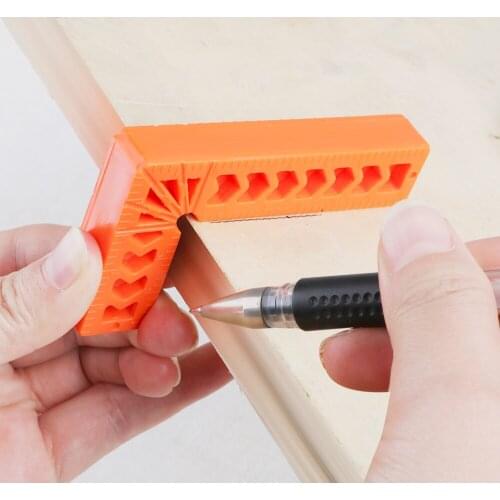 3" 4" 6" Carpentry Right Angle Ruler Right Angle Locator Angle Measuring Tool Square Ruler Assist Positioning Tool