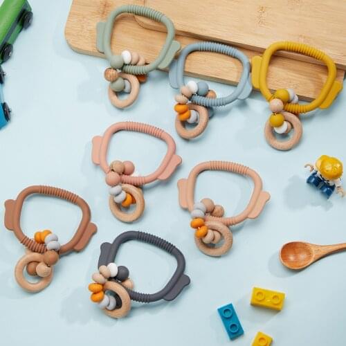 Teething Silicone Teether Baby Nursing Teether Pacifier Newborn Dental Care Durable Child Sucking Fingers Thumb Teether