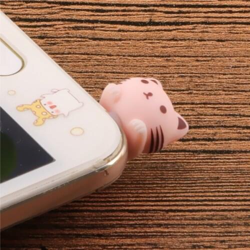 SIANCS Cute Cat Mobile Phone Earphone Jack Dust Plug 3.5MM For iPhone 6 Android Smart Phone Cartoon Anti Dust Plug
