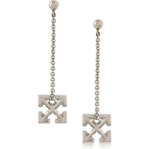 Hip Hop Trendy Earrings for Women Arrow Pendant Symmetrical Long Fringe Earrings Simple Design Charm Jewelry Accessories Gifts