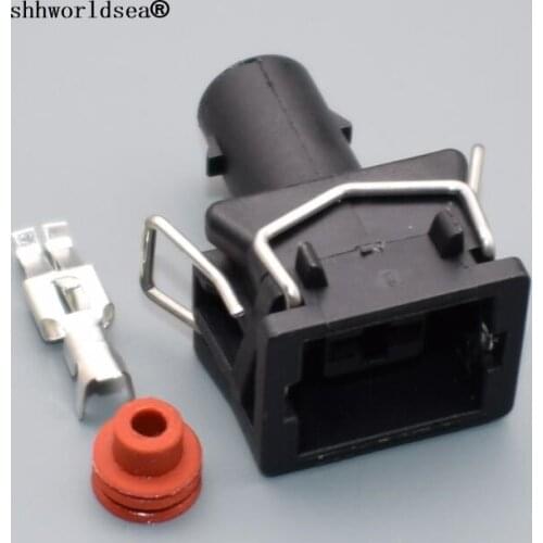 Shhworldsea 1 pin 6.3mm automotive car auto electrical starter plug wiring harness cable connector 357 972 771 357972771 FOR VW