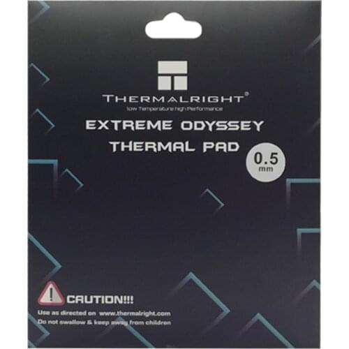 Thermalright Extreme Odyssey 120x120mm Thermal Pad 12.5W/mK Non-conductive Silicone grease pad for GPU/RAM/Motherborad/SSD