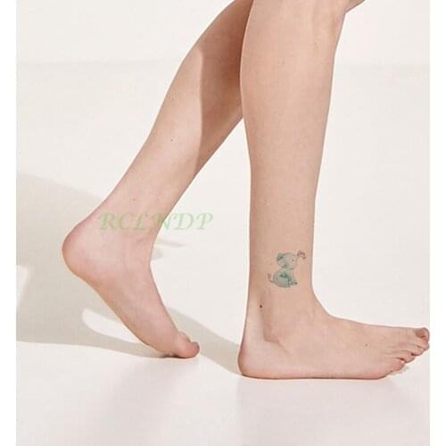 Waterproof Temporary Tattoo Sticker lovely elephant cartoon tatto stickers tatoo fake tattoos for kids child girl