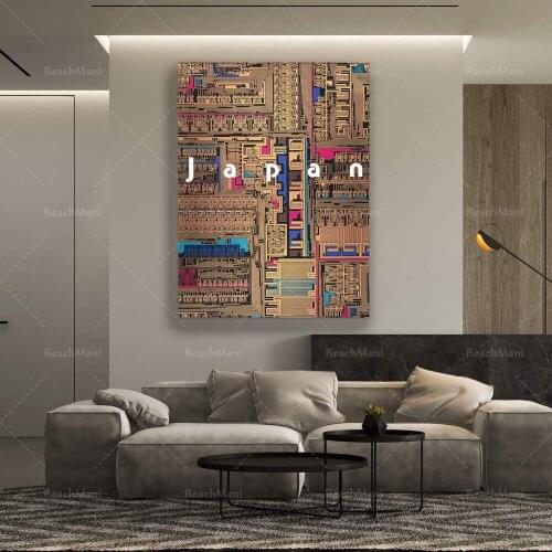 Yusaku Kamekura Exhibition Poster Replica Japan Vintage Wall Art Abstract Print Salon Decor Museum Print