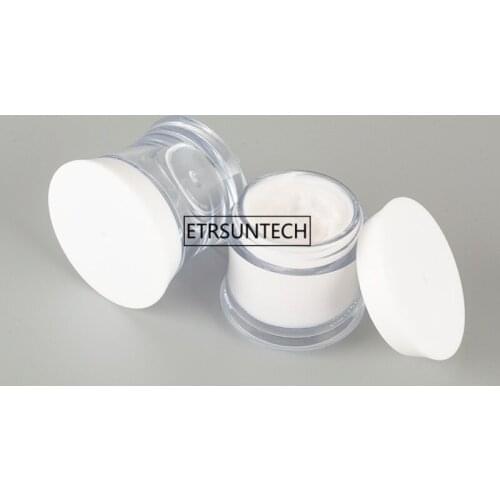 100pcs 30g High Quality Plastic Cream Jar Acrylic Refillable Small Facial Packaging Cosmetic Container F2889