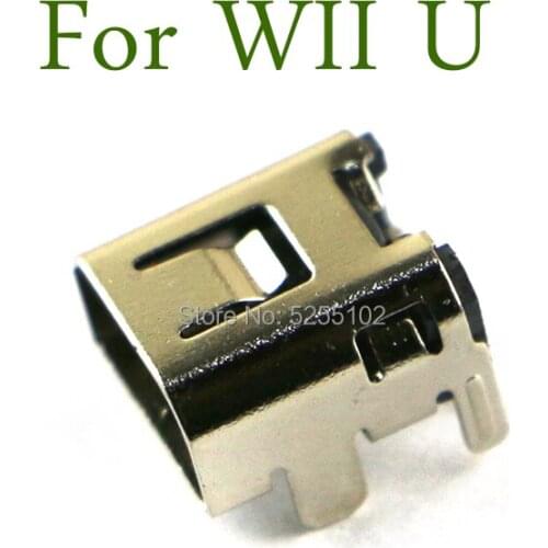 2pcs For WII U Power Charging Jack Socket Power Connector Port Repair for Nintend Wii U Charging Port Socket Gamepad Controller