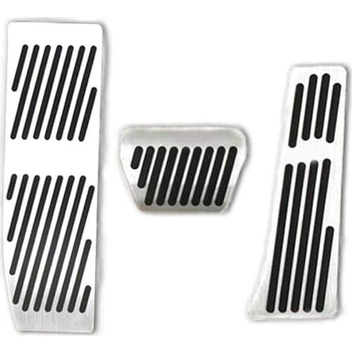 3Pcs Brake Pedals for BMW X1 E30 E36 E87 E46 E90 E91 E92 E93 No Drill Gas Fuel Brake Aluminum
