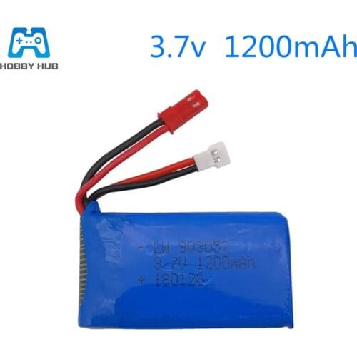 3.7v 1200mah lipo battery for syma X5SW X5SC M18 H5P Helicopter drone part Li-po Battery 3.7v 1200mAh For H11D H11C H11WH