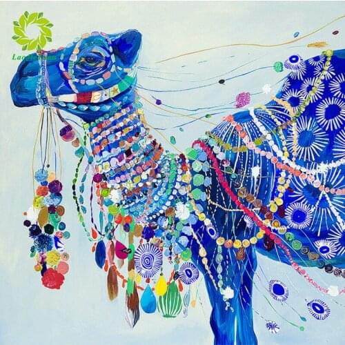 LaoJieYuan DIY Full Square Diamond Painting Painting Cartoon Animals Mosaic Embroidery Cross stitch Embroidery Crafts Decoration