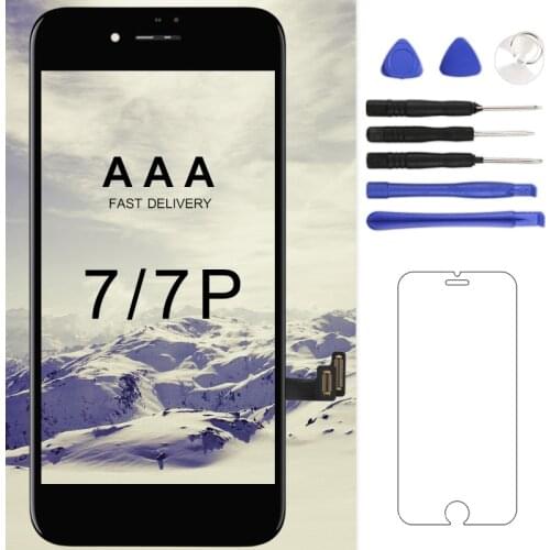 Grade AAA For iPhone 7 8 Plus LCD Screen Display 3D touch Screen Digitizer Replacement Assembly Black&White For iPhone 7 LCD