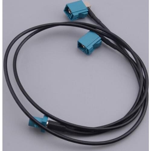 GPS Navigation Antenna Splitter Cable Plastic Fit for BMW Benz Android Media Screen Audio Video Navigation System