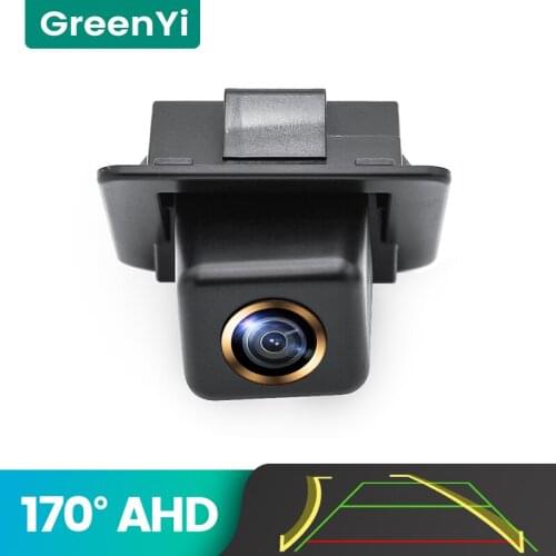 GreenYi Trajectory 170° AHD Car Rear View Camera for Benz S Class W204 W212 W221 Vision Reverse 4 Pin