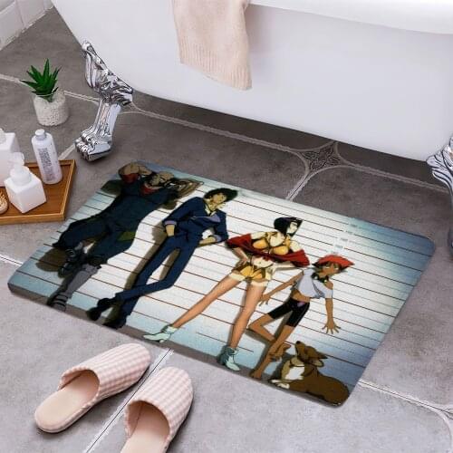 Cowboy Bebop Anti-slip Doormat Vacuuming Water Absorbing Kitchen Bedroon Bath Floor Mats Home Entrance Home Decora