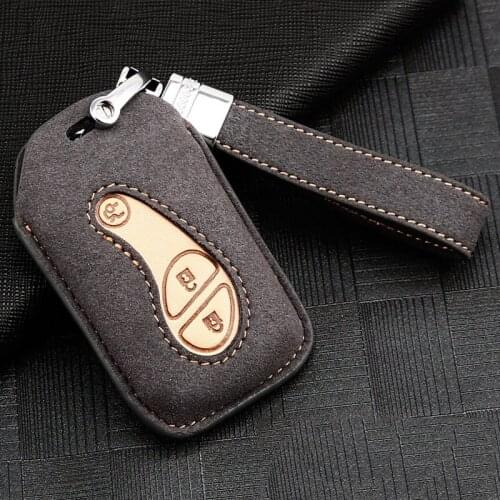 Leather Car Key Fob Shell Cover Case For LEXUS RX350 2010 2011 2012 2013 2014 Auto Accessories