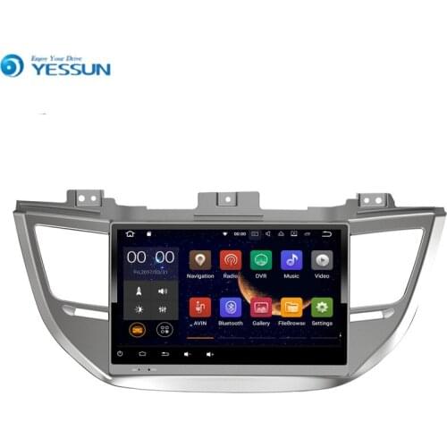 Yessun For HYUNDAI TUCSON 2015 Android Multimedia Player System Car Radio Stereo GPS Navigation Audio Video