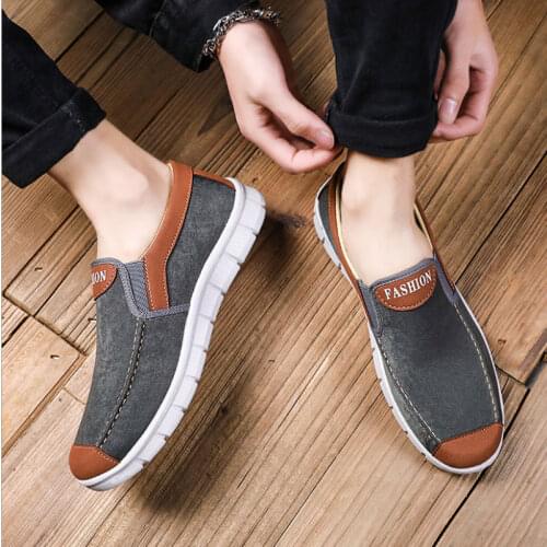 Men Casual Flats Shoes Breathable Male Fabric Autumn Shoes Mens Velvet Loafers England Style Canvas Footwear For Men Espadrilles