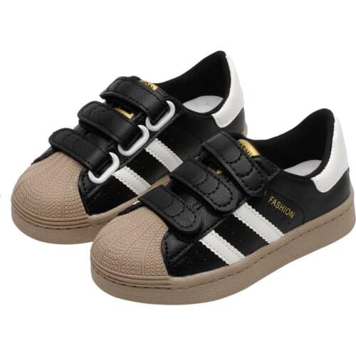 CMSOLO Boys Running Soft Shoes Girls Simple Cute Kids Shoe New Fahtion Flat Heel Single Casual Shoe Color Golden White