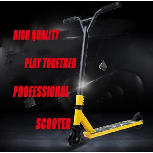 New Portable 6061Aviation Aluminum Alloy Two Rounds Professional Extreme Sports Scooter Freestyle Street Surfing Kick Scooter