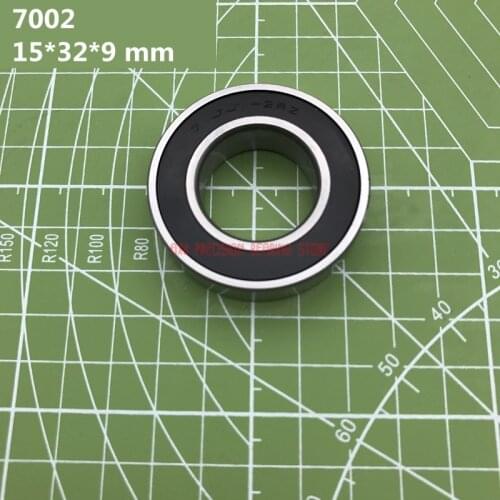 2019 New Arrival Real Axk 1pcs High Quality 7002 7002c 2rz P4 15*32*9 Mm Sealed Angular Contact Bearings Speed Spindle Cnc