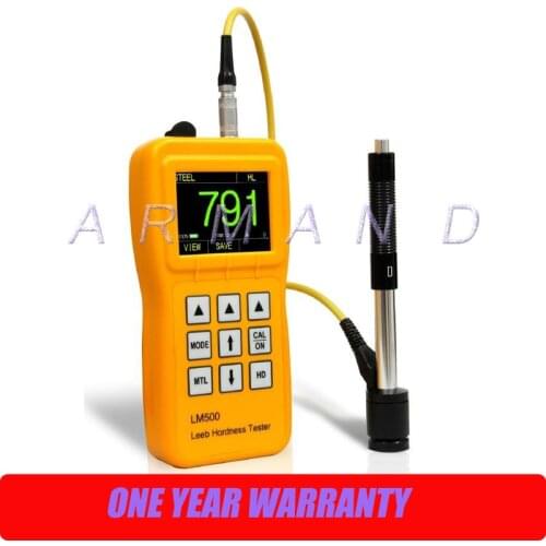 Portable Leeb Hardness Tester LM500 Digital Color Screen Durometer hardness meter