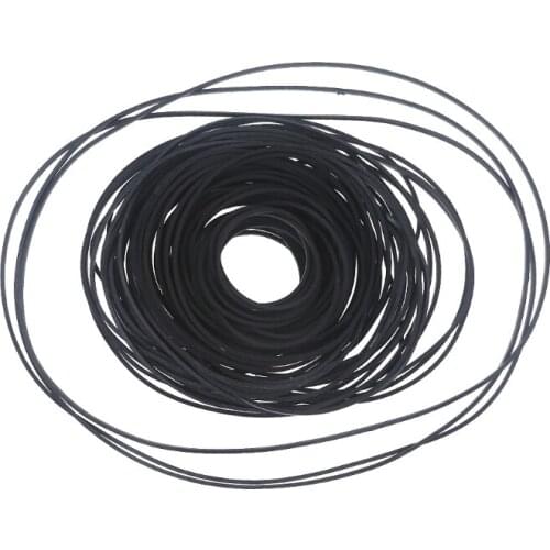 Cassette Tape Belt 100PCS Mix Machine Square Belt Tape Machine Belts Universal Replacement Belt for DVD Drives long 40-1