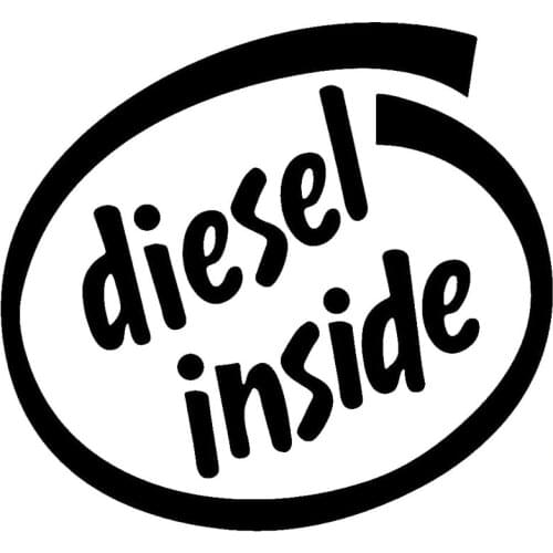 Funny DIESEL INSIDE Car Sticker Automobiles Motorcycles Exterior Accessories Vinyl Decals for Vw Toyota Audi Lada Kia Bmw Audi
