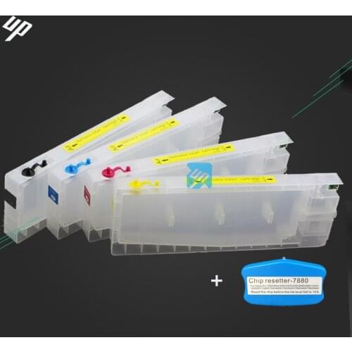 CISS refillable ink cartridge for epson pro4450 with chip +1pcs chip resetter 300ml free shipping