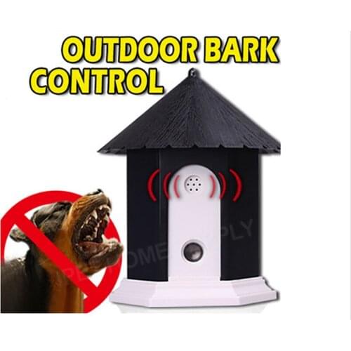 Anti Barking Device Pet Dog Ultrasonic Anti Barking Collars Repeller Outdoor Dog Stop No Bark Control Training Device Supplies