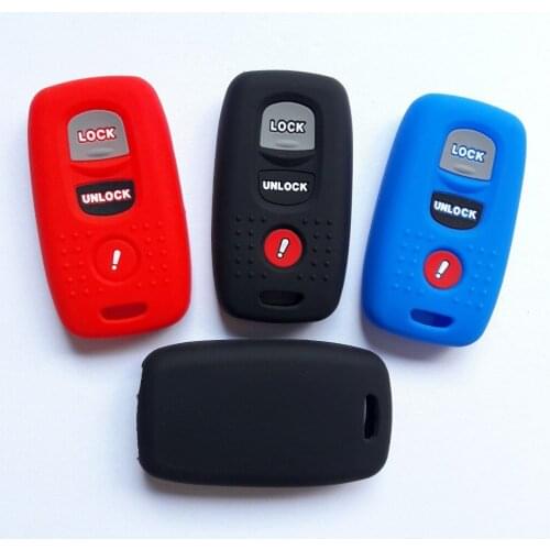 Key Accessory Protect Silicone Case For MAZDA 3 6 MPV Protege Protege 5 Remote Key Holder Protector 3 Button Key