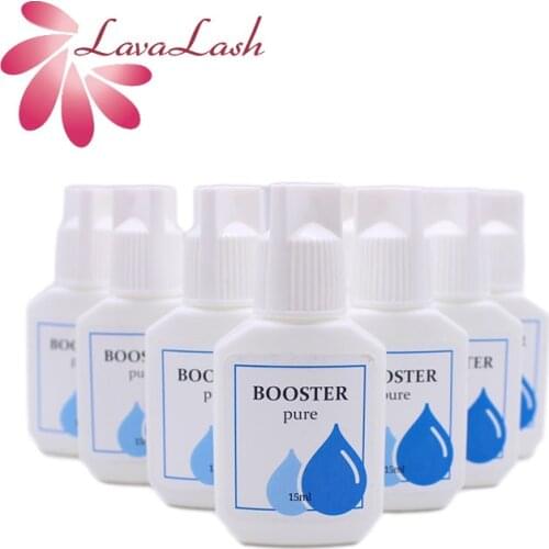 10 Bottles Eyelash Extension Glue Booster Pure Korea 15ml Super Bonder Transparent Lasting Beauty Shop Makeups Tools Wholesale