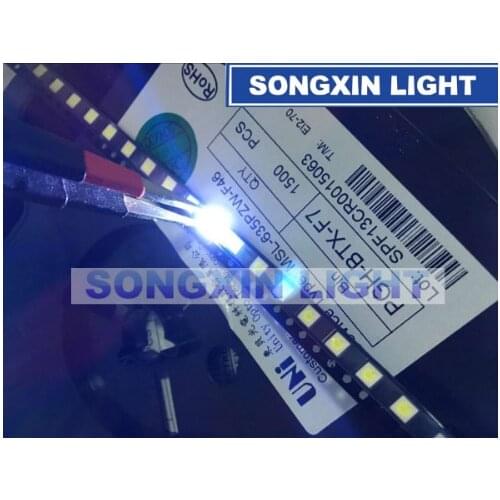 3000PCS FOR WOOREE UNI LED backlight LCD TV bead 3 V 1 W 3535 100PCS LED SMD Lamp bead 3535 cold white WM35E1F-YR07-eB