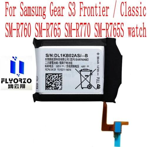 High Quality 380mAh EB-BR760ABE Battery For Samsung Gear S2 Gear S3 Frontier / Classic SM-R760 SM-R765 SM-R770 SM-R765S watch