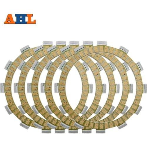 AHL 5 Pcs Paper Base Clutch Friction Plate for SUZUKI GN250 Fiber QM250GY Zangao 250