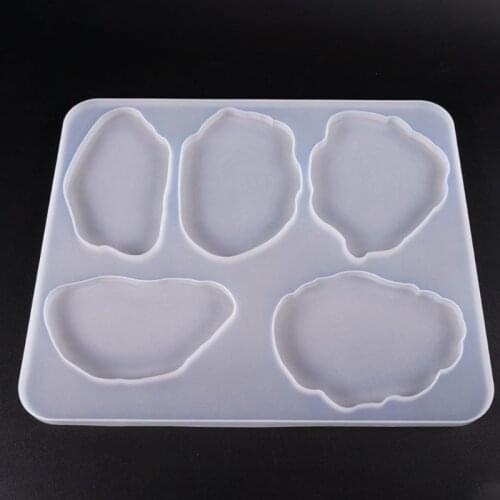 Large Table Decoration Mold Coaster Set Multi-standard Cup Mat Silicone Molds DIY Crystal Epoxy UV Glue Mold Dried Flower Resin