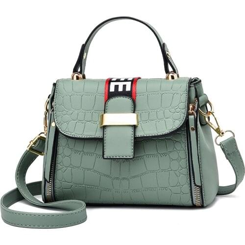 Brand Handbags 2021new Ladies Handbags Fashion Stone Pattern Small Square Bag Elegant and Versatile Women Shoulder Messenger Bag