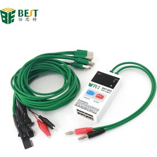BST-053 Fast Current Protection Boot Power Supply Cord Boot Line Test Cable Repair Tool For iPhone 6 6S 7 8 Plus X XS MAX
