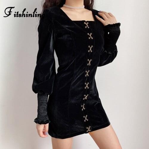 Короткие платья для женщин FITSHINLING China At AliExpress