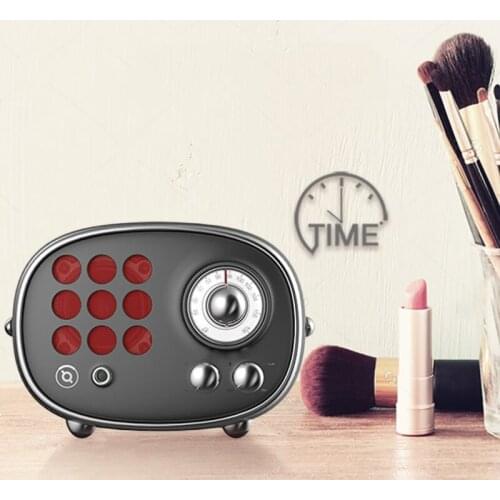 MAO KING radiooo building block style Bluetooth Speaker PP101BU black Retro FM Radio Wireless Manual assembly speaker
