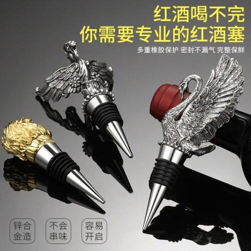 Creative animal styling wine stopper sealed fresh-keeping wine bottle stopper