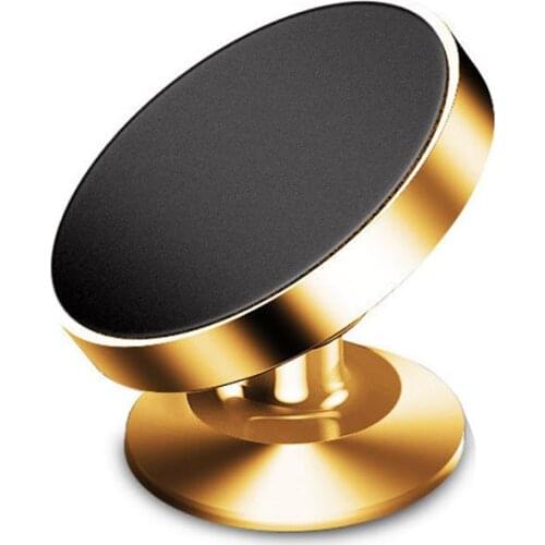 360°Gold Auto Saugnapf Handy Halter Magnetische Halterung Für Alle Smartphone Auto Caravan Camper Yacht