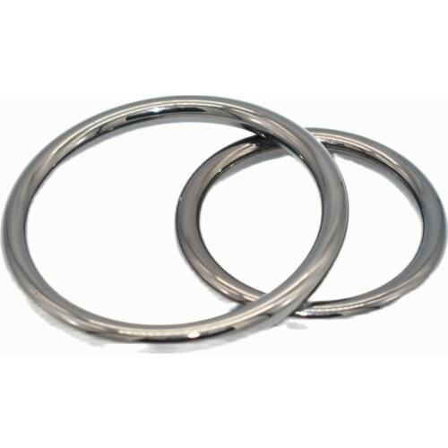 30/40mm Gunmetal Metal O Rings Welded Metal Loops Round Formed strap buckle Ring,Bag Holder Handbag Purse Bag clasp