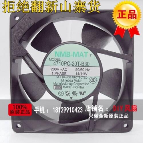 NEW NMB-MAT Minebea 4710PC-20T-B30 1225 200V 12CM cooling fan