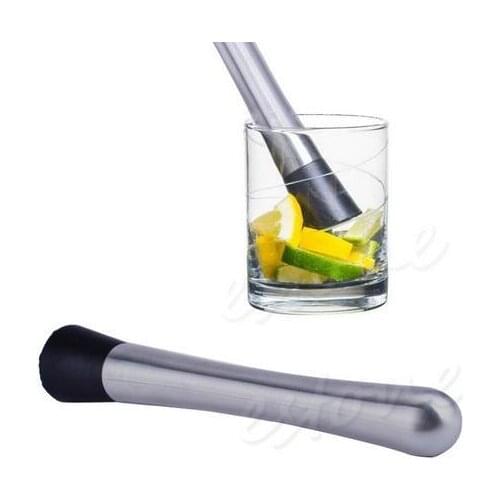 New Arrive Cocktail Muddler Stainless Steel Bar Mixer Barware Mojito Cocktail DIY Drink