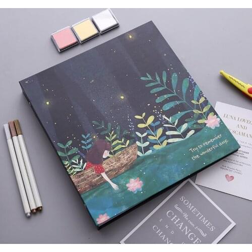 PA29 Photo album diy manual creative film cover album pasting lovers gifts romantic photo album