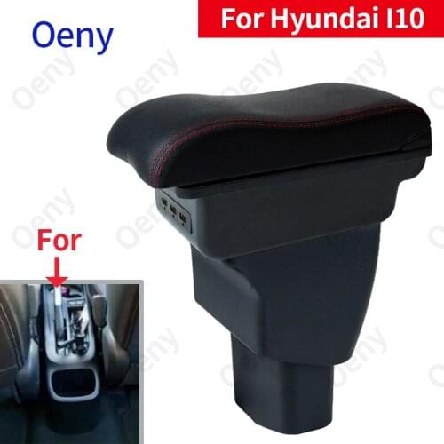For Hyundai I10 Armrest For Hyundai I10 Car Armrest box Interior Parts special Retrofit parts Center Storage box Curved surface