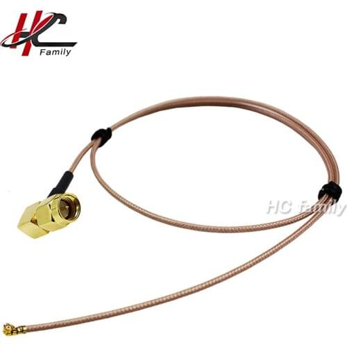 0-6Ghz right angle SMA male Plug to U.FL IPX connectors RF Coax Adapter Assembly RG178