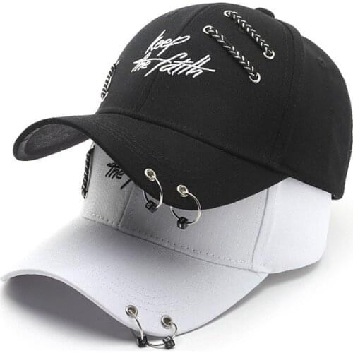 Hat Letter Embroidery Curved Brim Cotton Cap Spring And Summer Women Sunscreen Hat Fashion Men Street Lovers Baseball Hat