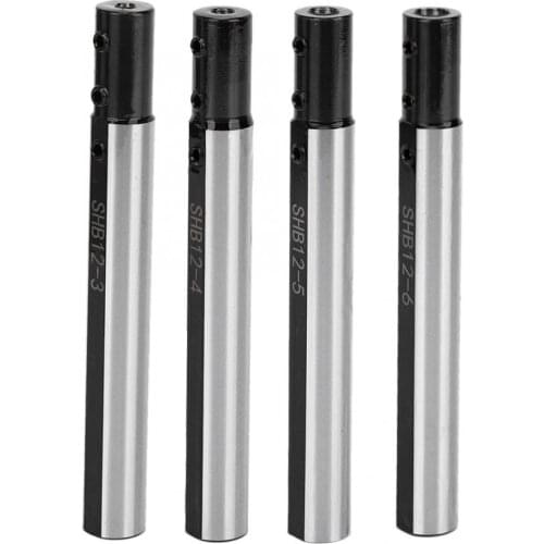 SHB12 10L Small Bore Boring Bar High Speed Steel Lathe Extension Tool Holder Small Hole Bracket For CNC Turning Milling Machine