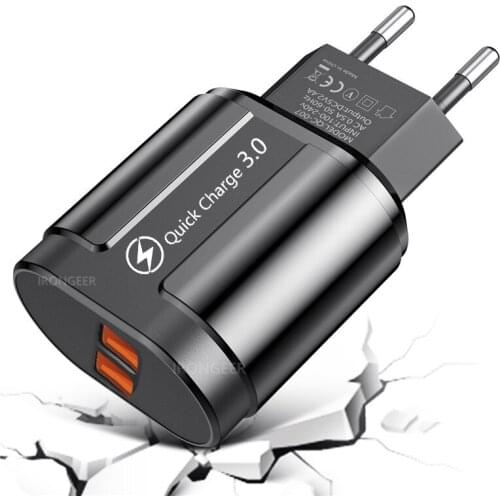 Cargador USB Universal de carga rápida 3,0 4,0 de carga rápida adaptador cargador de pared para iphone samsung huawei teléfono m