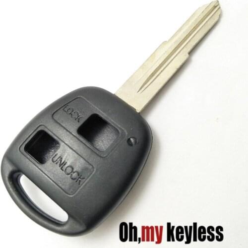Entry keyless case for toyota yaris Corolla Matrix Yaris RAV4 Avalon remote control key shell 2 button toy41